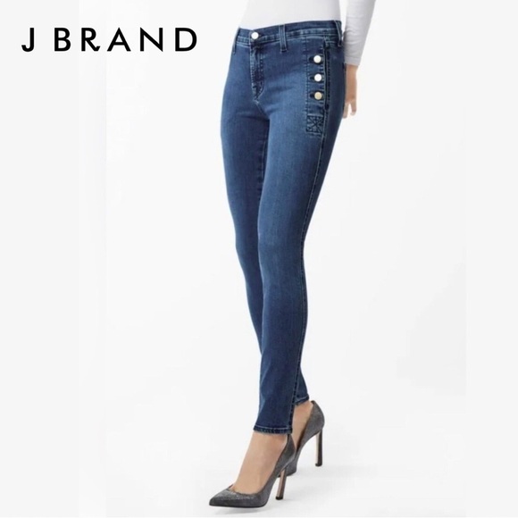 J. Brand Zion High Waist Skinny Jeans - Picture 1 of 15